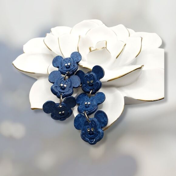 Mickey Mouse Clip-on Earrings by Jeff Lieb - Picture 4 of 4